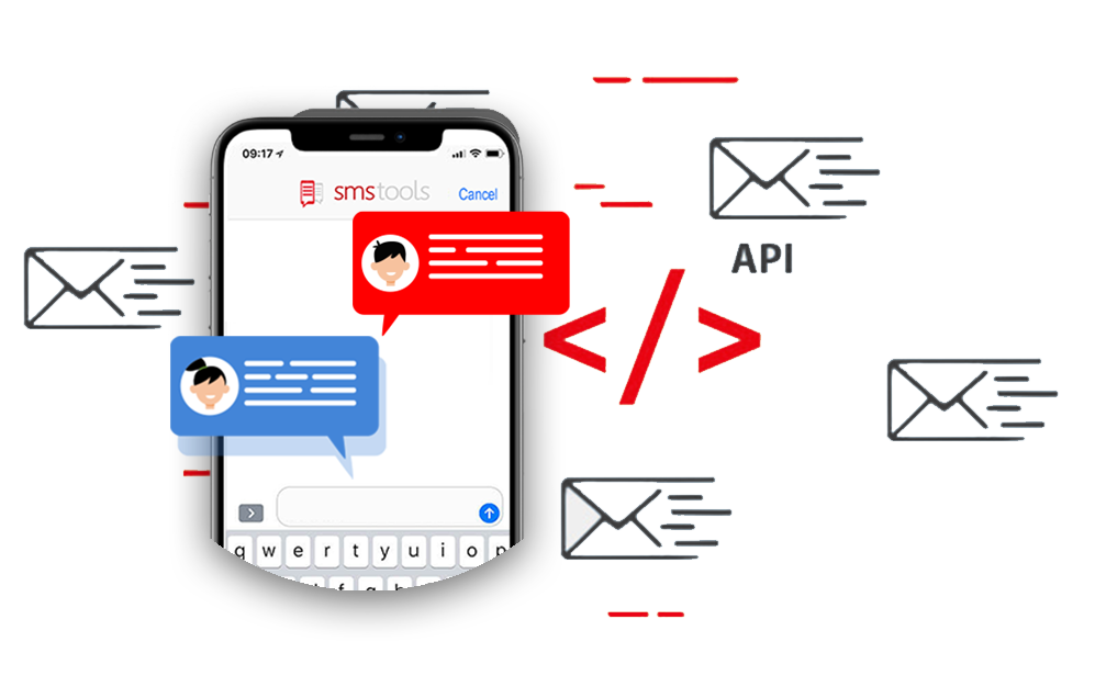 Envoyez des SMS dans le monde entier via notre sms gateway api